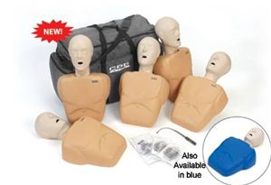 CPR Prompt 5-Pack Adult/Child Training Manikin - Tan